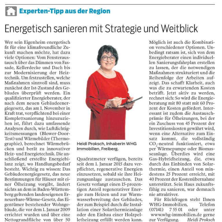 Energetisch sanieren mit Strategie und Weitblick